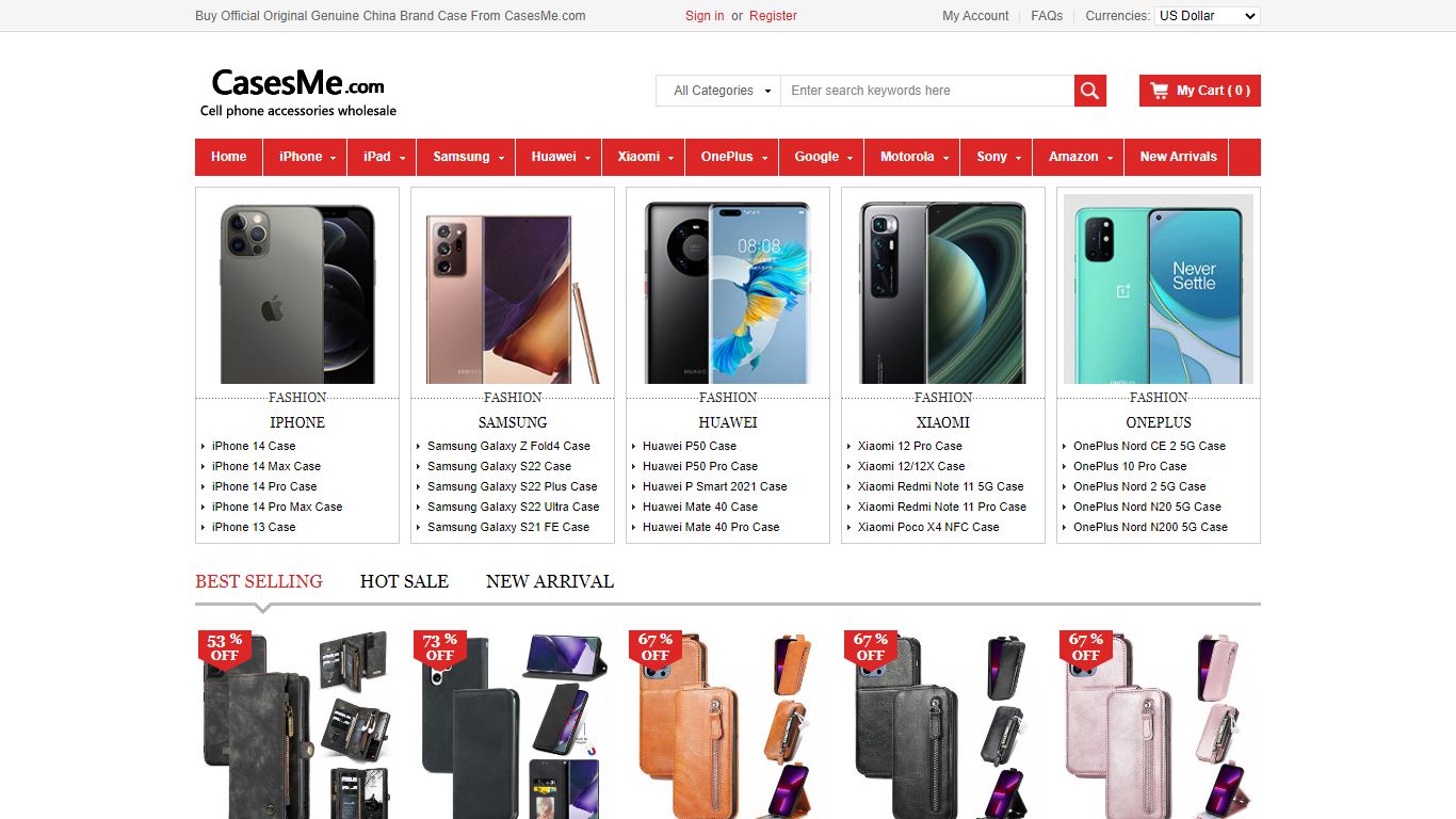 Cell Phone Accessories Wholesale Online Store - CasesMe.com